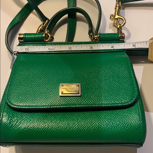 DOLCE & GABANNA MINI SICILY BAG. 💯 AUTHENTIC - Picture 4 of 8